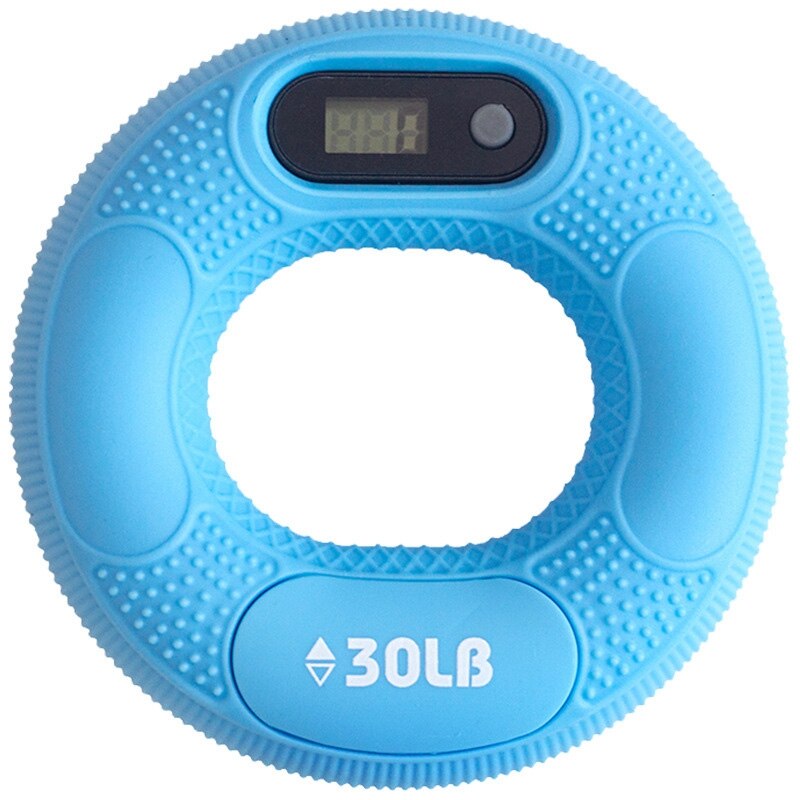 Tellen Grip Kracht Trainer Grip Trainer Siliconen Ringen Vinger Weerstand Oefening Knijper: Blauw