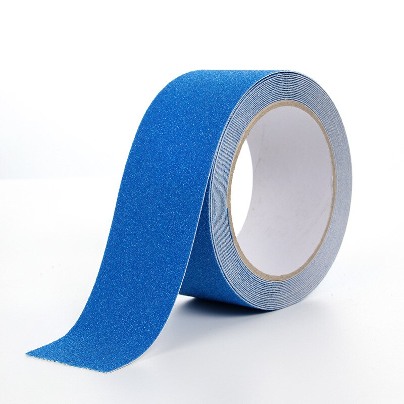 Ruban adhésif antidérapant d&#39;extérieur, 5M, bande de Traction antidérapante à haute Friction, adhésif abrasif pour escaliers, marche de sécurité: blue / 25mm x 500cm