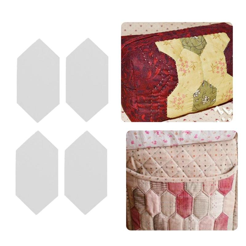 100 peças de moldes de acolchoamento de papel, flor, roupas de patchwork, artesanato, costura, ferramentas, acessório de tecido de vestuário