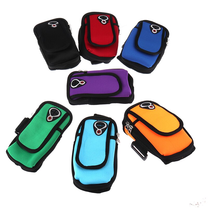 1Pc Sport Arm Band praktisch Halfter Tasche Laufen Joggen Fitnessstudio Armbinde draussen ÜSpund praktisch Arm Pou