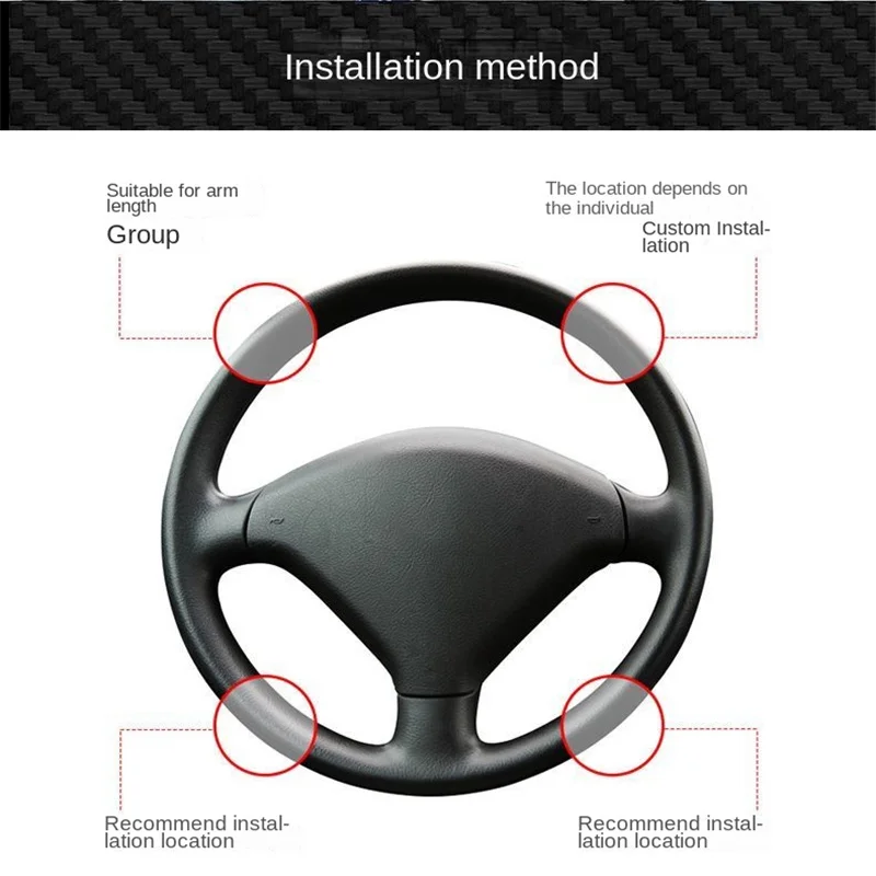 Manopola di rotazione del ripetitore del volante dell'auto maniglia di alimentazione del cuscinetto di rotazione di 360 gradi sterzo ausiliario sferico di controllo della mano