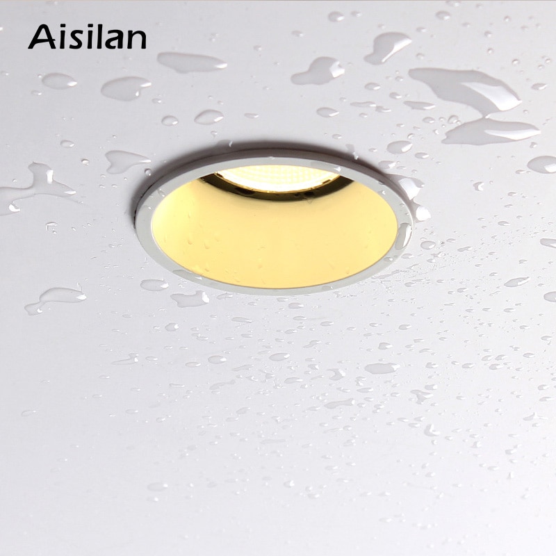 Aisilan LED Waterdicht Downlight Hoek Verstelbare Ingebouwde 7W CREE Chip Spot licht Aluminium Lamp voor Indoor Verlichting AC90-260V