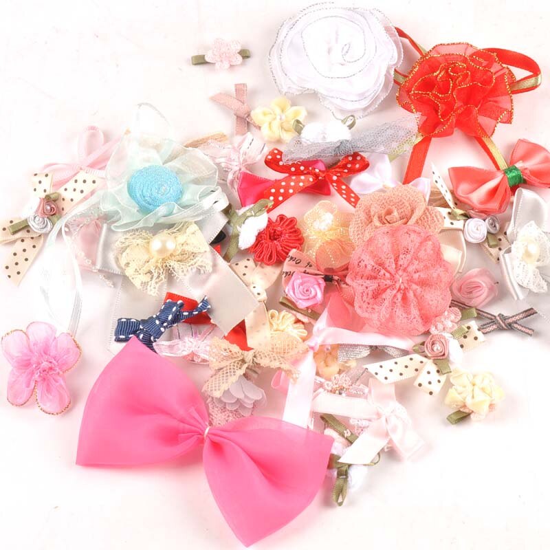 15g (about20pcs) Boog Kerstboom Decoratie Xmas Ornament Strik Party Thuis Bruiloft Decor cp2405