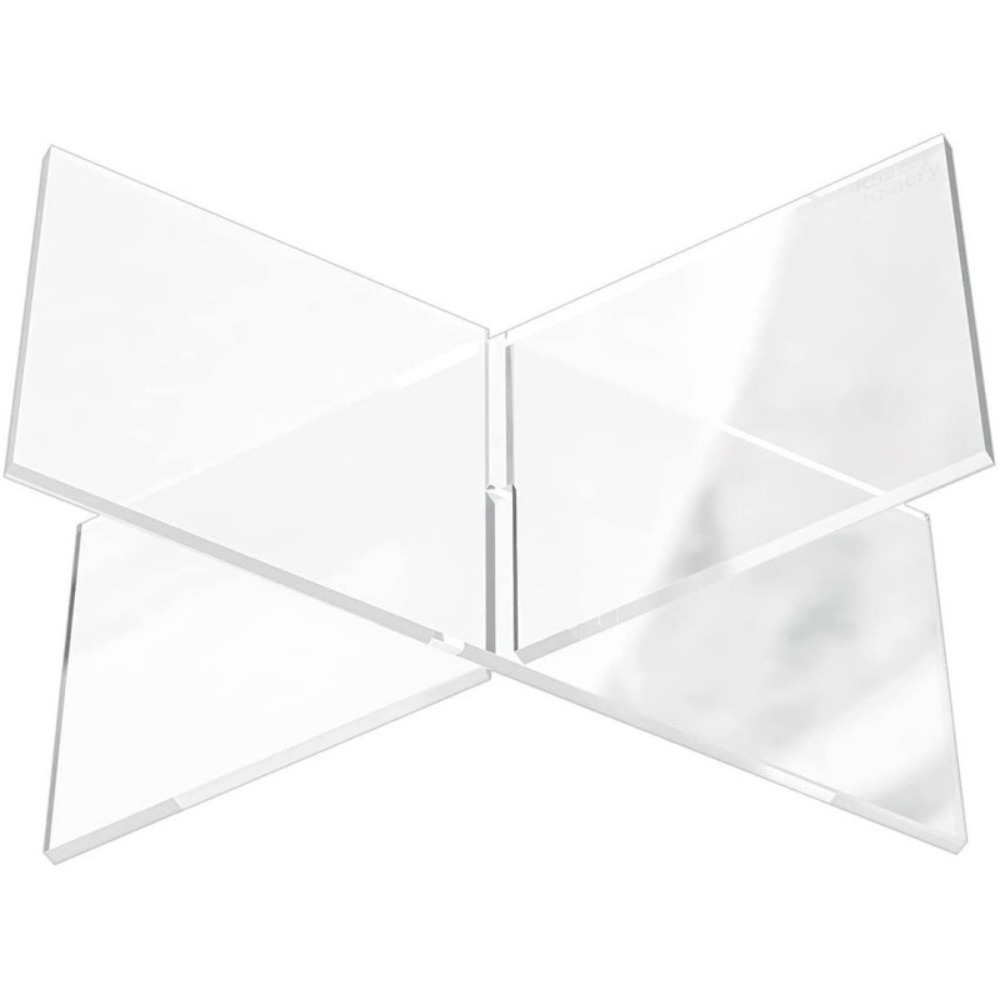 Kitchen Accessory Acrylic Book Display Stand Transparent/Black DIY Recipe Stand X Shape Cookbook Stand The Quran: Dark Khaki
