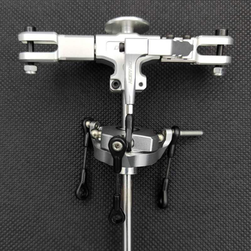 Alzrc Devil 450 Helicopter Parts DFC/SDC Main Rotor Head Upgrade Set -Silver D45F0A For Aglin T-REX KDS Tarot 450 Helicopter: Burgundy