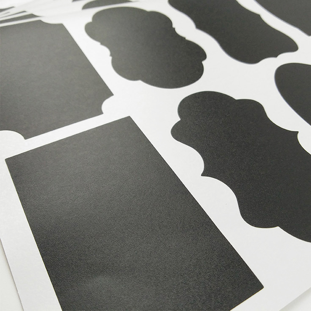 Waterproof Chalkboard Labels Set Blackboard Stickers Home Spice Glass Jar Bottle Box Accessories Tags Craft Kitchen Organizer