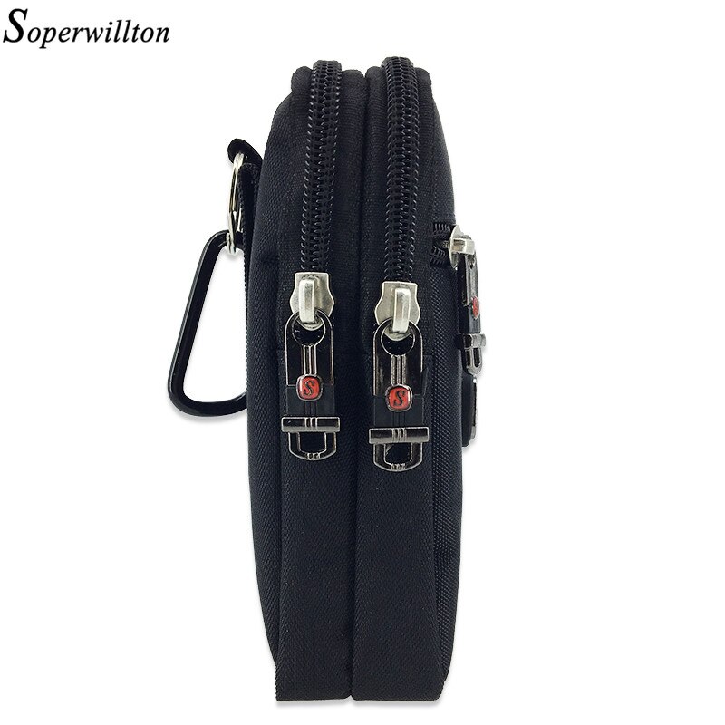 Soperwillton saszetka na pasek talii pakuje piterek telefon torba Wateproof 1680D Oksford gąbka ochrona mężczyźni kobiety mężczyzna kobieta #806
