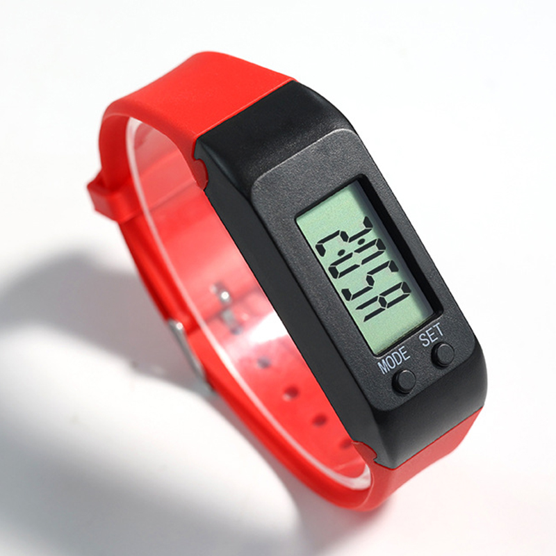 LCD Pedometer Digital Wristband Walking Running Distance Counter Outdoor Sports LCD Pedometer Digital Wristband AUG889