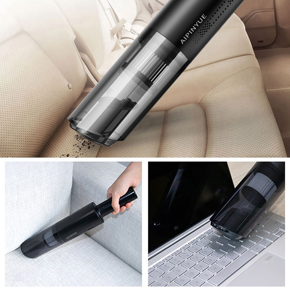 Portable Wireless Car Vacuum Cleaner Rechargeable Lightweight Car Home Dual-purpose Vacuum Cleaner Wet/Dry