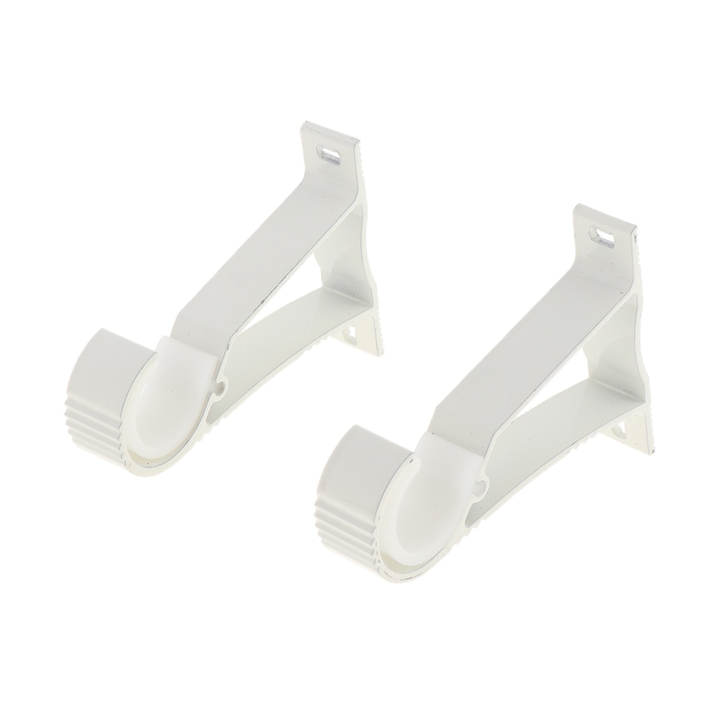 2 stk monterte persienner gardinstang veggholderholder til 28mm stenger, holdbar