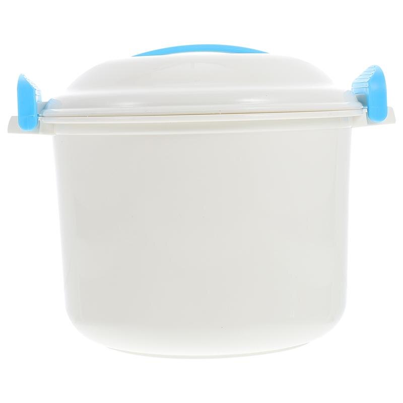 1pc Mini Microwave Rice Cooker Food Grade Plastic Rice Cooker Multifunctional Microwave Cooker 20cm /18cm
