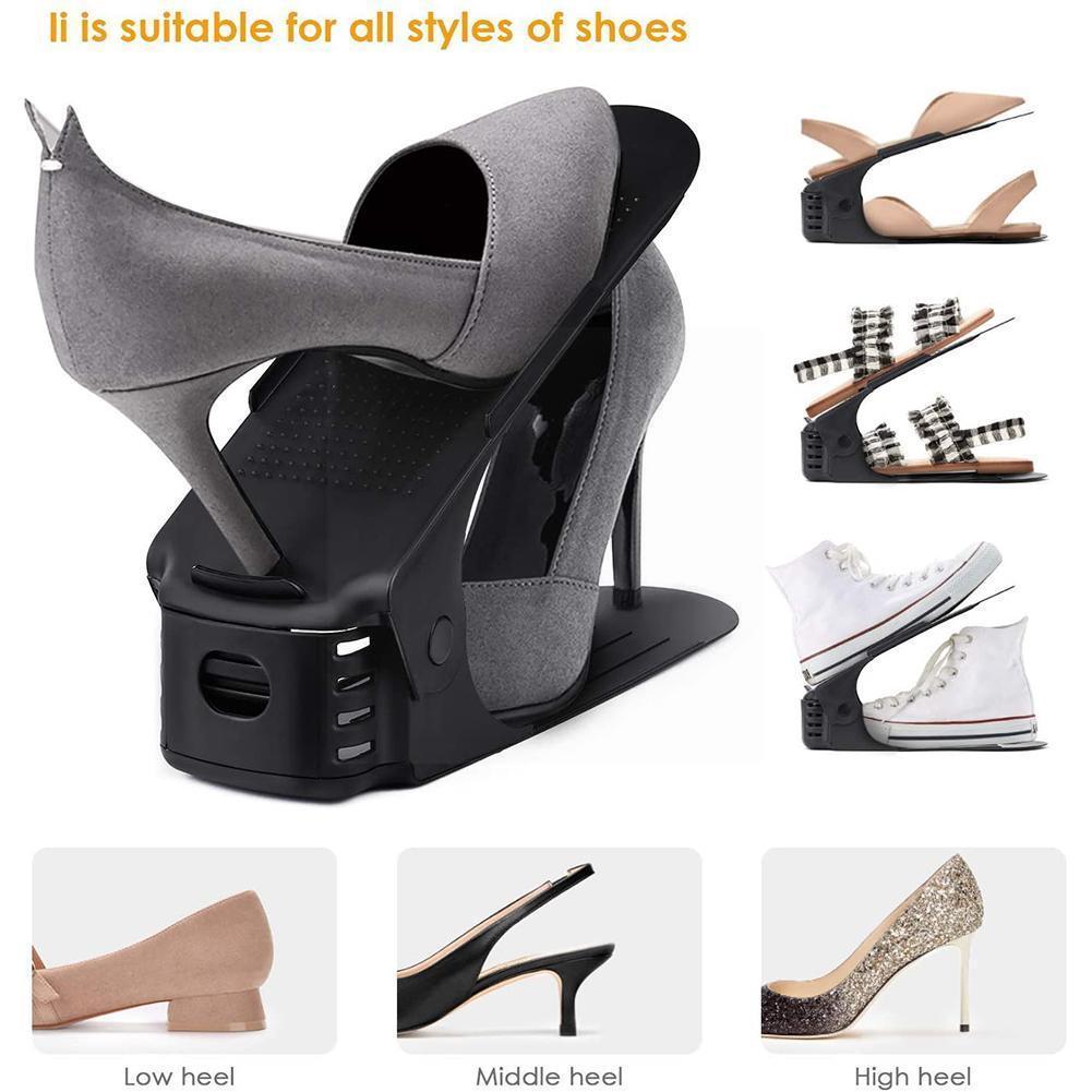 Adjustable Shoe Rack Three-speed Thickened Home Essential Product And High Shoe Storage Organization Rack Removable D8G5