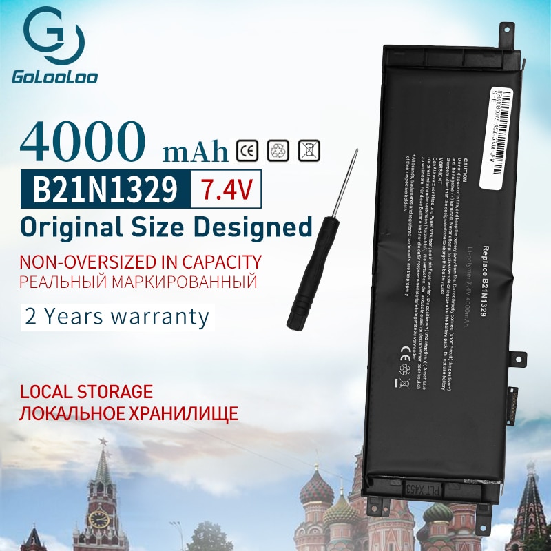 Golooloo B21N1329 Laptop Battery for ASUS D553M F453 F453MA F553M P553 P553MA X453 X453MA X553 X553M X553B X553MA X403M X503M