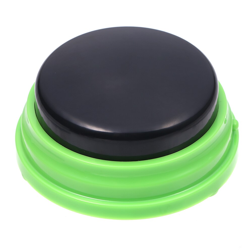 Recordable Talking Button Voice Recording Sound Button for Kids Pets Interactive Toy Phonograph Answering Buttons Noise Makers: Green