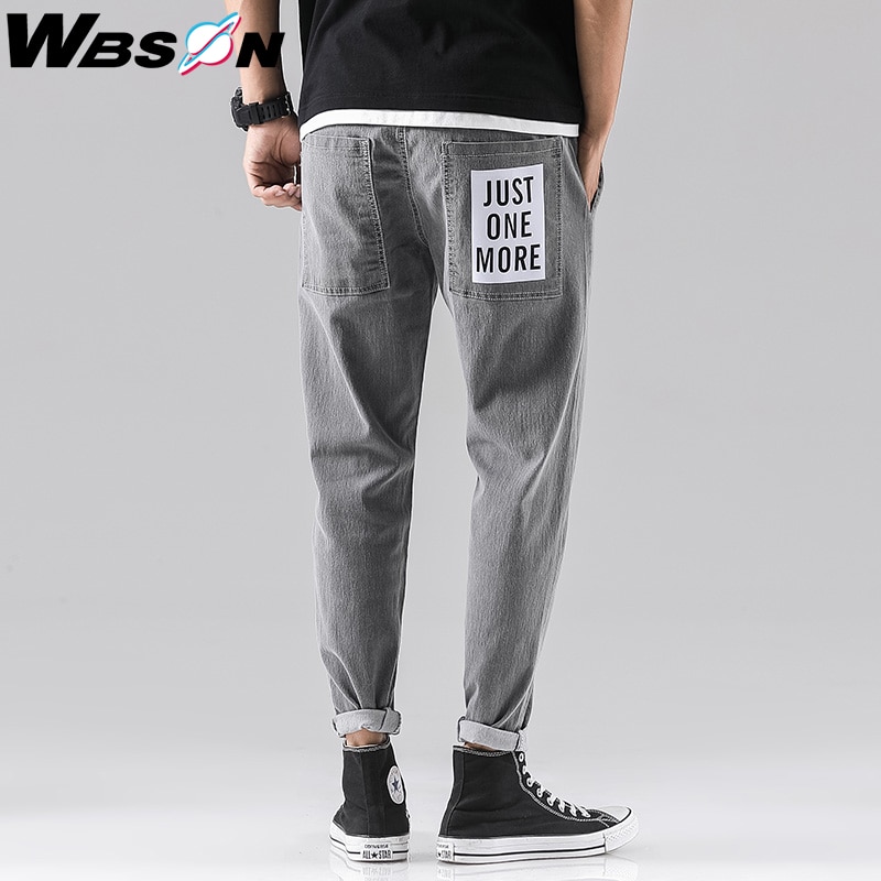 Wbson jeans heren denim jogging jeans broeken heren grijze jeans casual broeken slim jeans heren werkjeans heren syg 2310