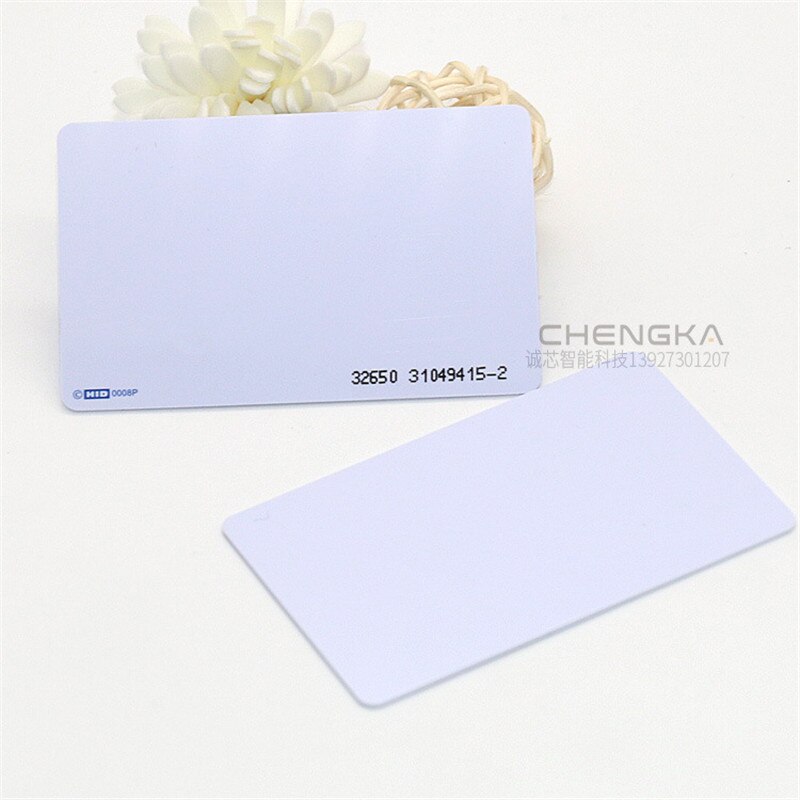 125Khz H-I-D 1326 ProxCard II Access Control Clamshell Cards 26-Bit Card Rewritable RFID Proximity Thick Card 1pcs