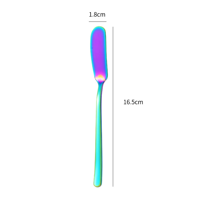 Butter Knife Stainless Steel Cheese Tools Cheese Dessert Jam Knifes Toast Wipe Cream Bread Cheese Cutter Kitchen Tools: Dark Khaki