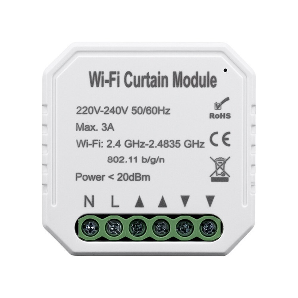 Wifi gardin switch modul intelligent levetid til rulleskodder elektrisk motor kompatibel med alexa google hjem
