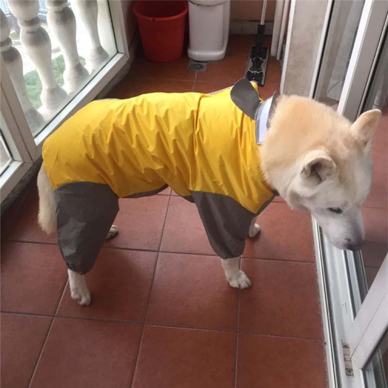 Vêtements imperméables pour chiens moyens et grands | Manteau imperméable pour chien, manteau de pluie pour épissure, salopette pour chien, veste pour Golden Retriever Husky 10E,