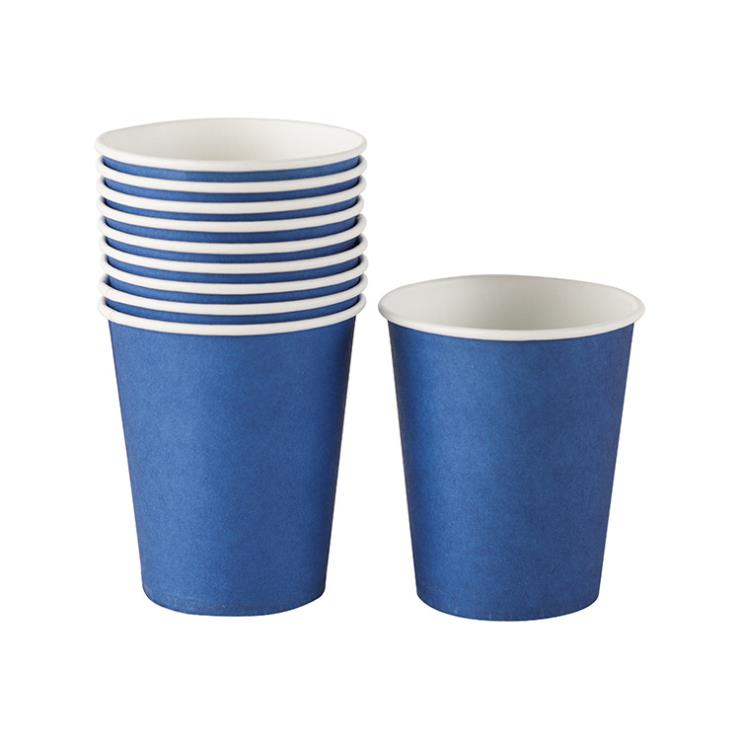 10 sztuk/zestaw jednokolorowe kubki jednorazowe 250ML papier typu kraft sok kubek do mleka środowiskowe zdrowie zaopatrzenie firm: R