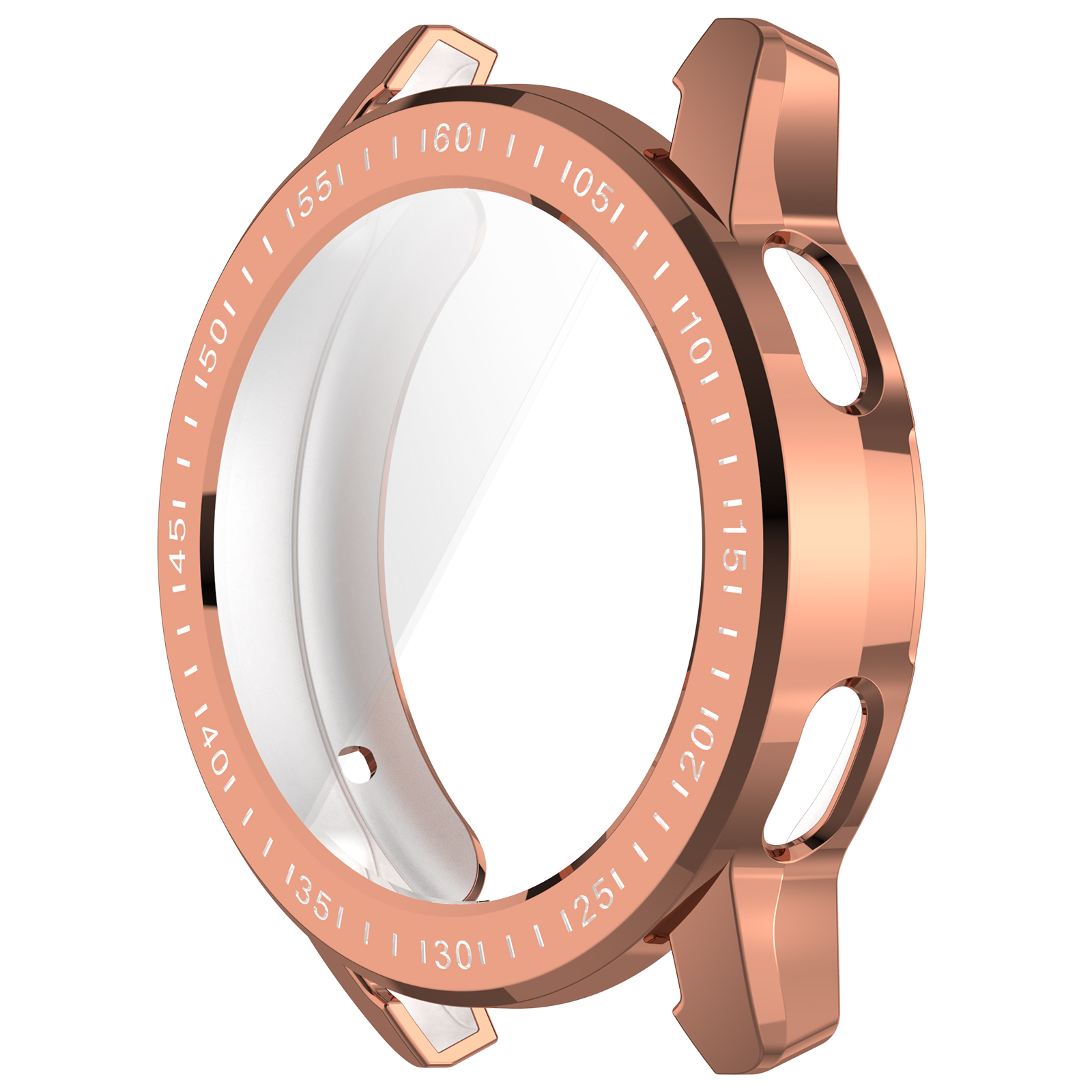 Funda protectora de pantalla para Xiaomi Watch S3, cubierta protectora suave de TPU, accesorios de parachoques, marco Protector de silicona para reloj: Rose Gold