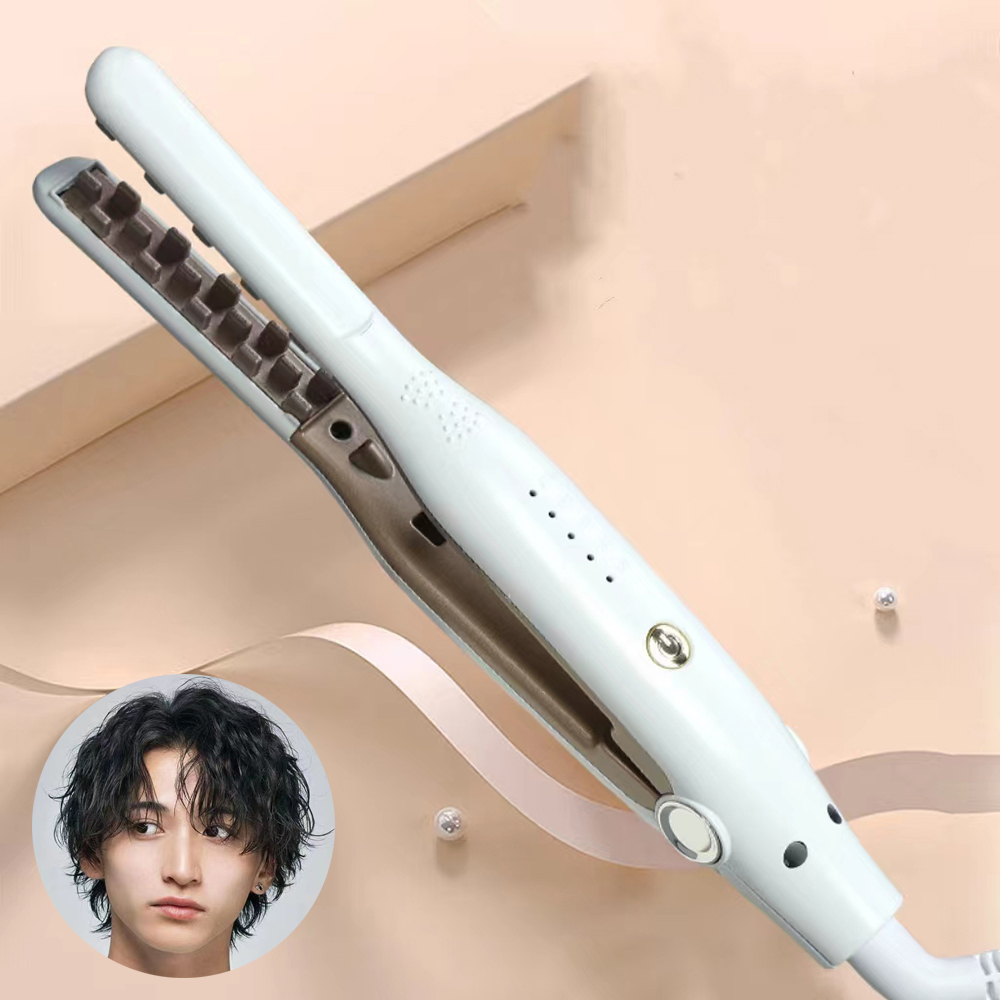 3d Raster Haar Crimper Ijzeren Volumizer Keramische Professionele Haar Pluizige Gegolfde Krultang Platte Ijzeren Maïs Haar Spalk