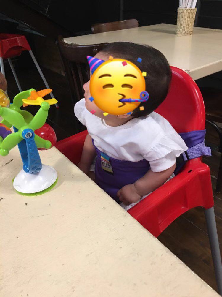 Baby spisestol sikkerhedssele bærbar sæde sele wrap fodring stol baby booster spisestol sikkerhedssele