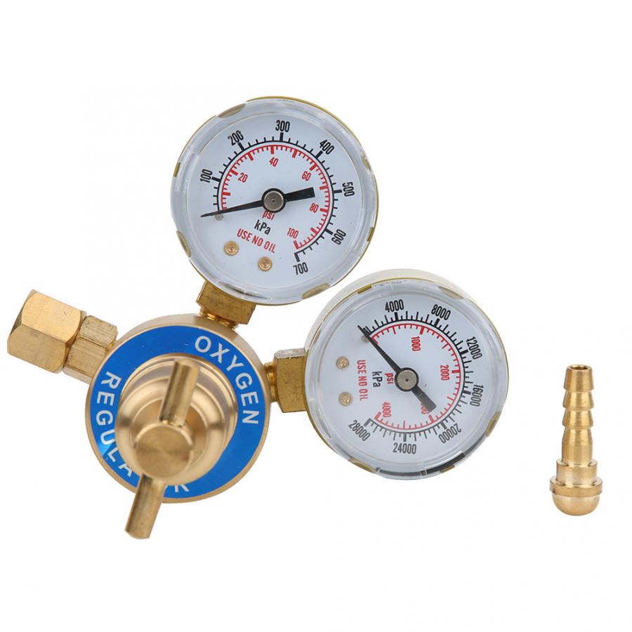 Koppar syrgasregulator tryckreducerare industriell syrgasmätare gastrycksmätning lufttrycksregulator