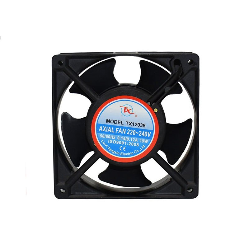 1 kpl tuulettimen tuuletin hiljainen aksiaalituuletin 220v 120 x 120 x 38mm jäähdytystuulettimen käyttö otsonointilaitteiden lisävarusteisiin juotospelti poistotuuletin
