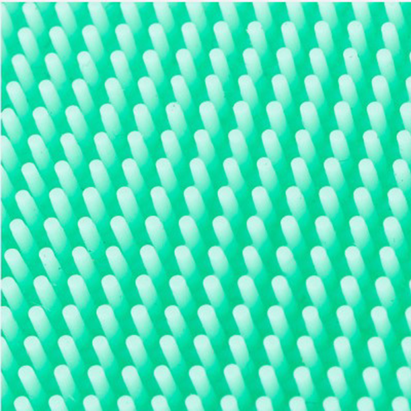 10 STKS Babyshampoo Borstel gezichts siliconen body scrubber gezicht siliconen massage reinigingsborstels Babybadborstel Zacht Haar Rond