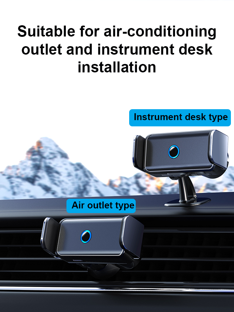 Electric Car Phone Holder Automatic Induction Mobile Phone Car Holder Stand For Huawei iPhone Xiaomi Samsung Air Vent Mount