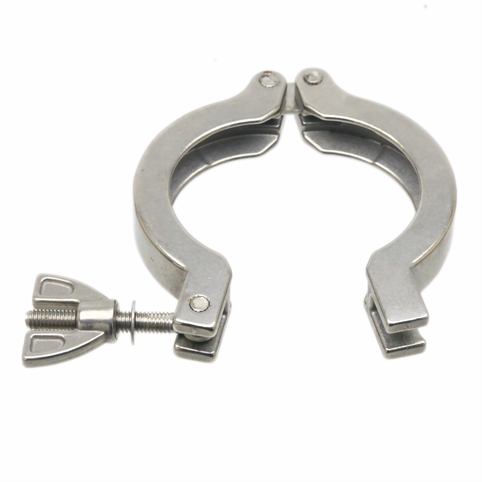 ISO-KF40 NW/KF-40 Hinge Wing-Nut Clamps Stainless Steel 304 Vacuum Flange Fitting (No Centering & O-Ring)