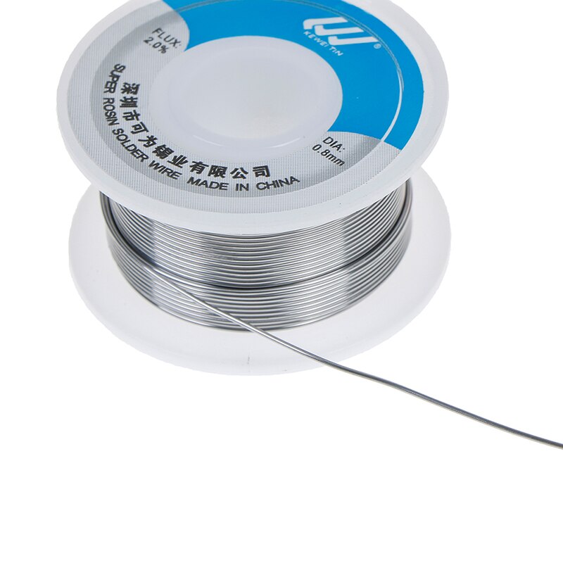 0.8mm/1.0mm soldeerdraad tin kw  -60/40 loodrol schone hars laskern soldeerdraad fluxrol buis sn :60%, pb :40%, flux : 2%