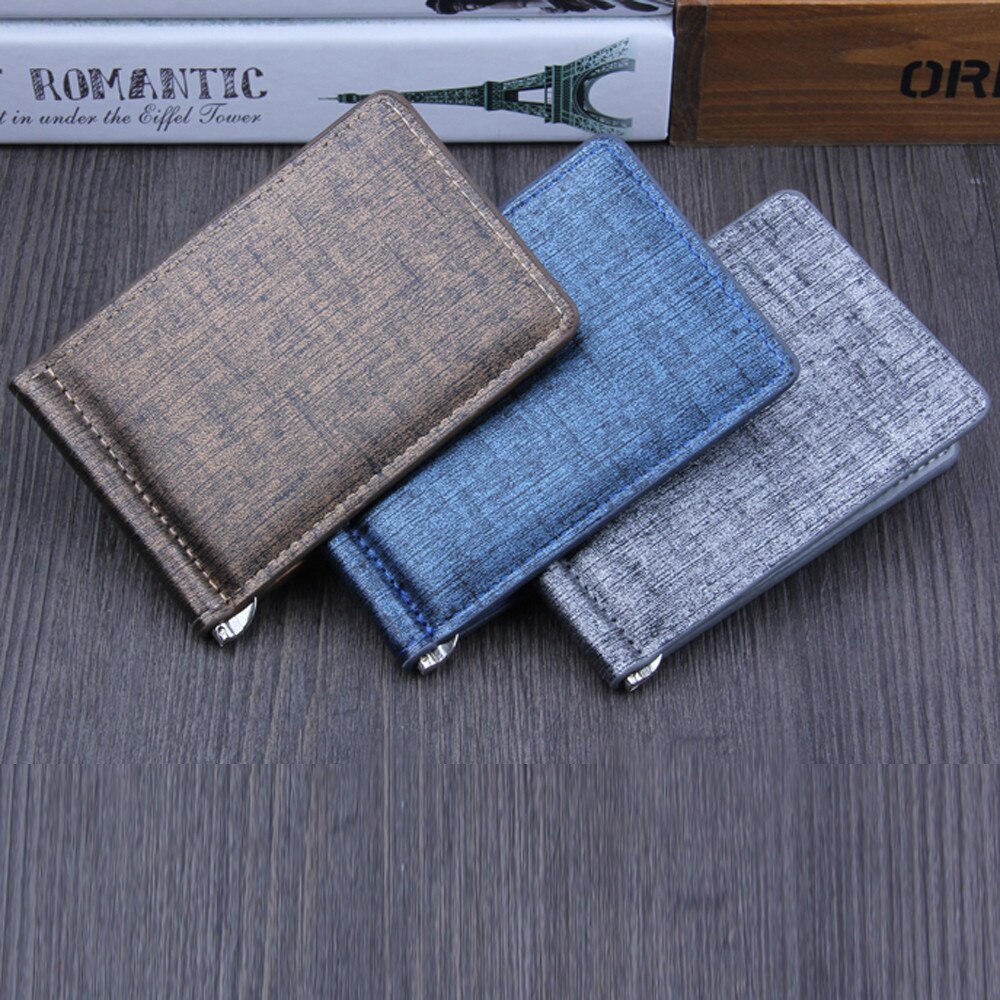 Men wallet casual Male Pocket Bifold Business Leather Wallet ID Credit Card Holder Purse Pockets Wallet #20