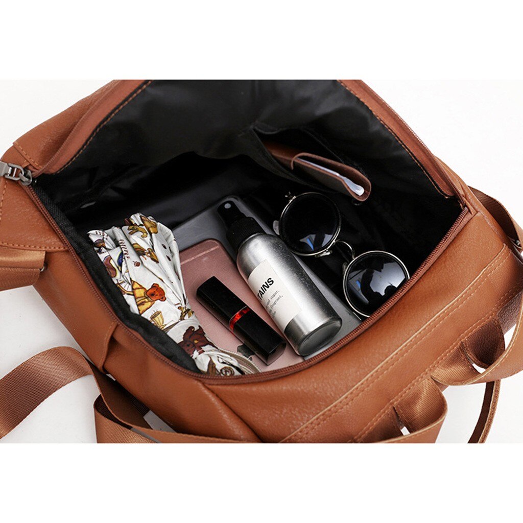 Woman Anti-theft Backpack Bag Casual Wild Soft Leather Dual-use Small Backpack Casual Wild Soft Leather Dual-use Backpack#g30