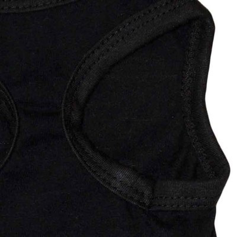 Security Pak Cosplay Hond Kleren Zwarte Elastische Vest Puppy T-shirt Jas Accessoires Kleding Kostuums Pet Kleding Voor Honden Katten