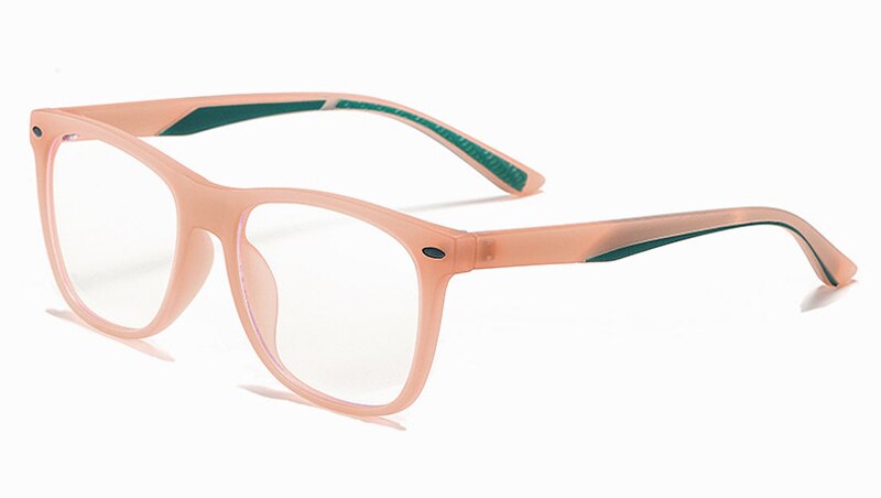 Veshion  tr90 frame anti-blauw licht bril voor baby's, kinderaccessoires voor meisjes en jongens, bril op sterkte voor kinderen, roze en blauw: Roze met helder