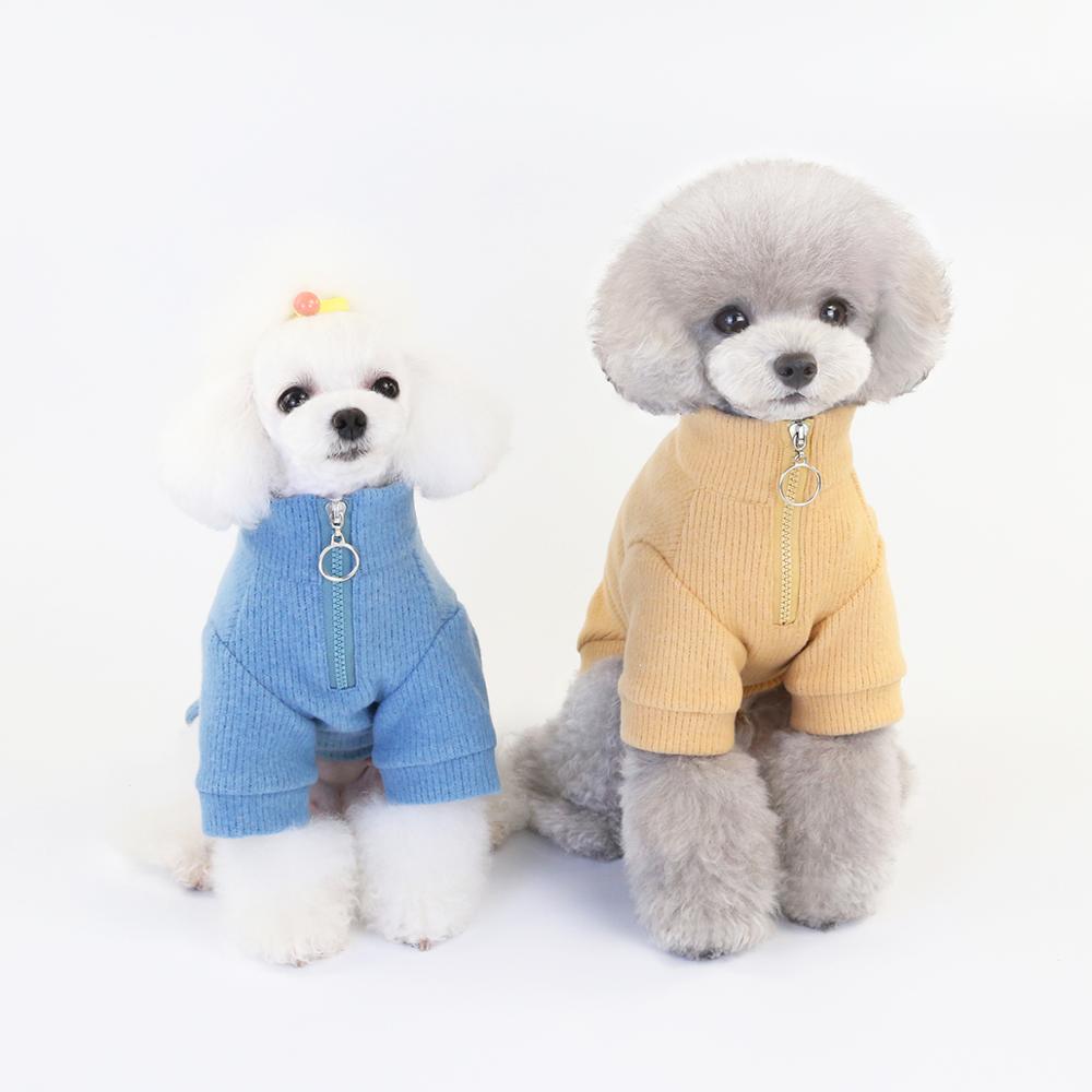 Dog Cat Sweater Kitten Puppy Classic Turtleneck Sweatshirt Knitwear Pet Autumn Winter Coat Clothes Apparel 4 Colors