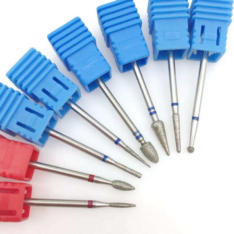 Mode Diamant Draaien Nail Boren Cuticle Cutter Voor Manicure Nagelvijlen Elektrische Frezen Burr Grinder Machine Gereedschap 1Pc