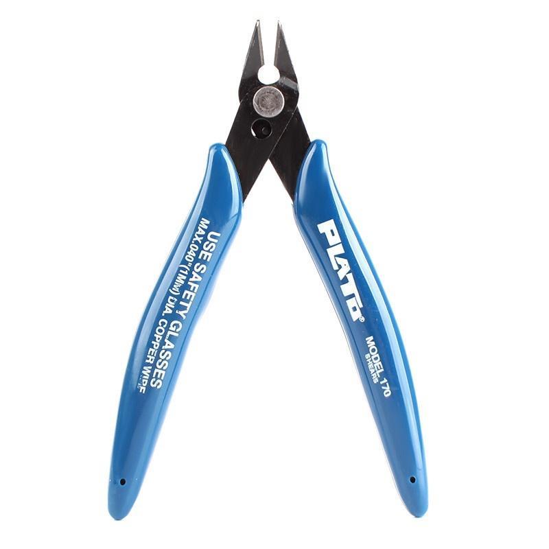 1Piece Stripping Pliers Tools Wire Side Cutters Cutting Side Hand Tools Electrical Wire Cable Stripper Tools Practical Pliers: Light Blue