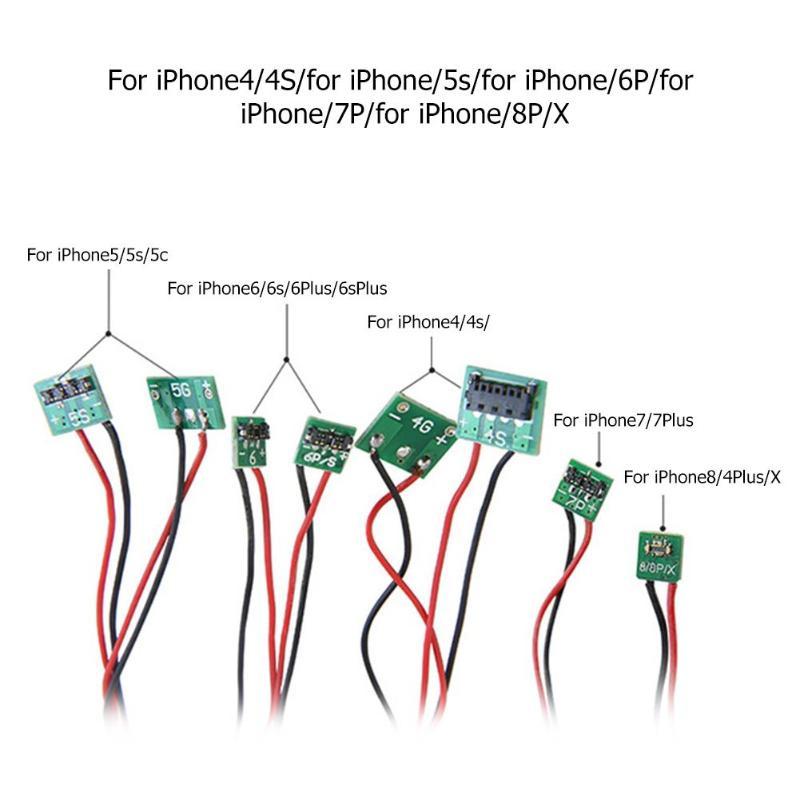 Boot test kabel reparation værktøj telefon service dc strømforsyning strøm test ledning ledning til iphone 4-8x 1 stk