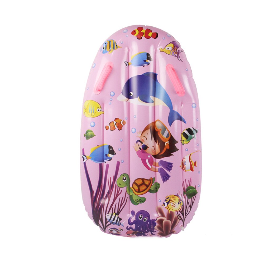 Kids Cartoon Opblaasbare Drijvende Bed Veiligheid Vouwen Surfplank Zwemmen Ring Water Spel Speelgoed Drijfvermogen Boord Strand Slaapmat: B