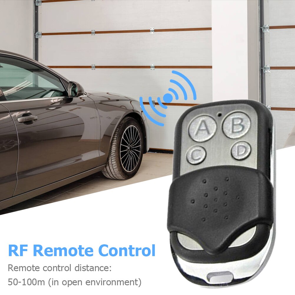 4 Button RF Wireless Remote Control Code Grabber 433 MHz Universal Key Fob Controller for Electric Gate Garage Door