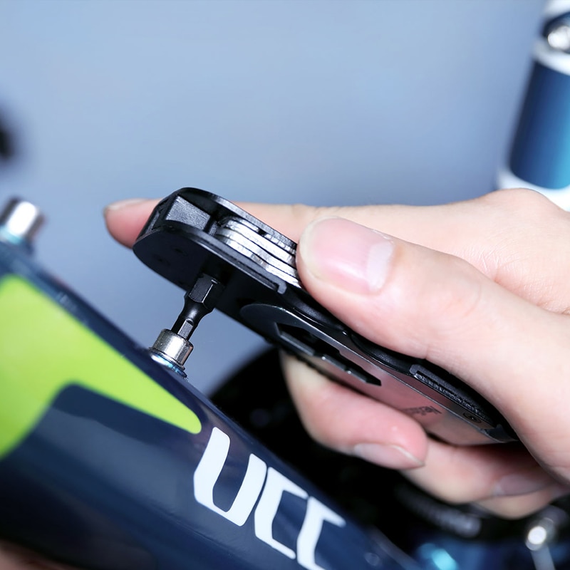 Xiaomi youpin nextool multifunktionelt cykelværktøj mini lomme cykel værktøjskasse udendørs skruenøgle reparationsværktøj magnetisk ærme