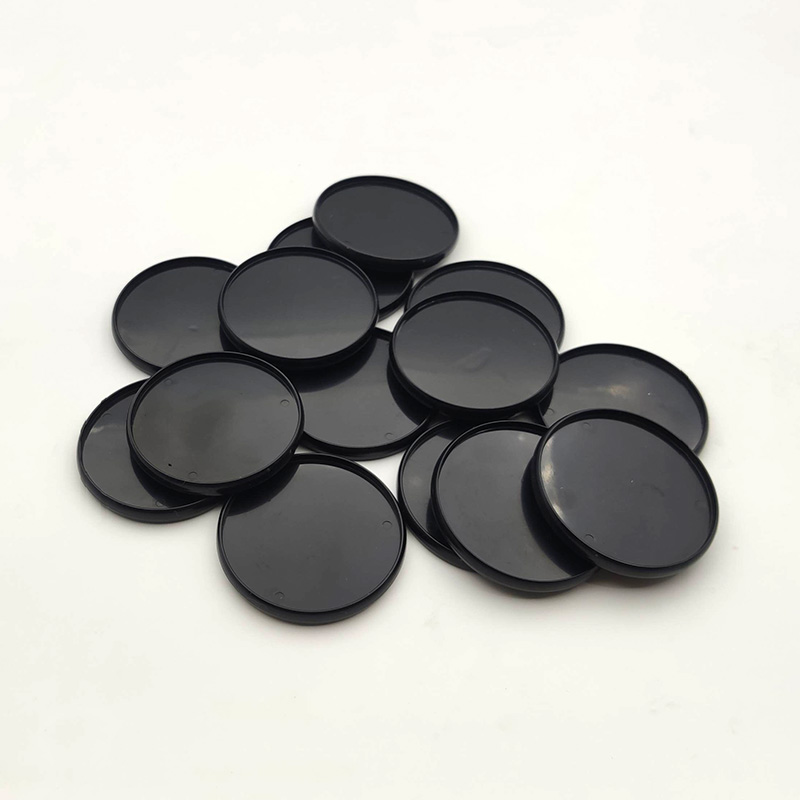 Oversized Black Binding Discs 53mm Loose-leaf Binding Buttons Plastic Ring Disc Notebook Mushroom Hole Discs Binder Buckle