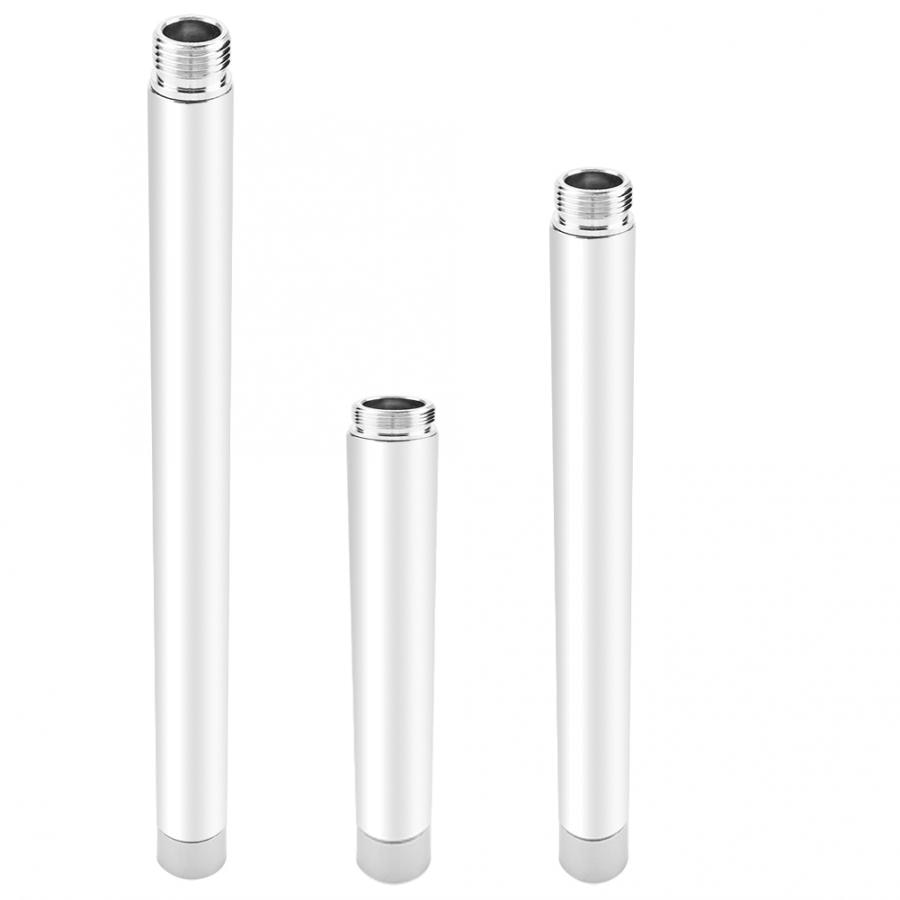 Extension Shower Arm Stainless Steel Extender Tube Shower Head Extension Rod Showerhead Extension Tube