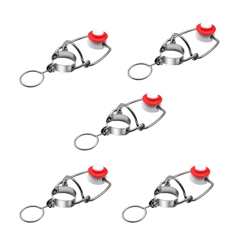 Bouchon à bascule pour bouteille en verre, bouchon à bascule, bouchon de brassage, pour bière, vin, 5 pièces