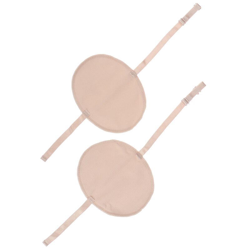1 paire réutilisable lavable aisselles sueur bouclier Pad lavable aisselles sueur absorbant gardes bandoulière couleur de la peau