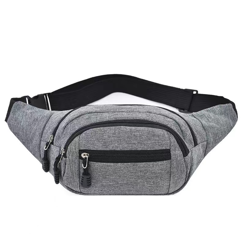 Taille Tassen Voor Vrouwen Fanny Pack Schoudertas Dames Mode Bum Bag Meisjes Crossbody Borst Bag Unisex Hip tas Riem Portemonnee: Gray