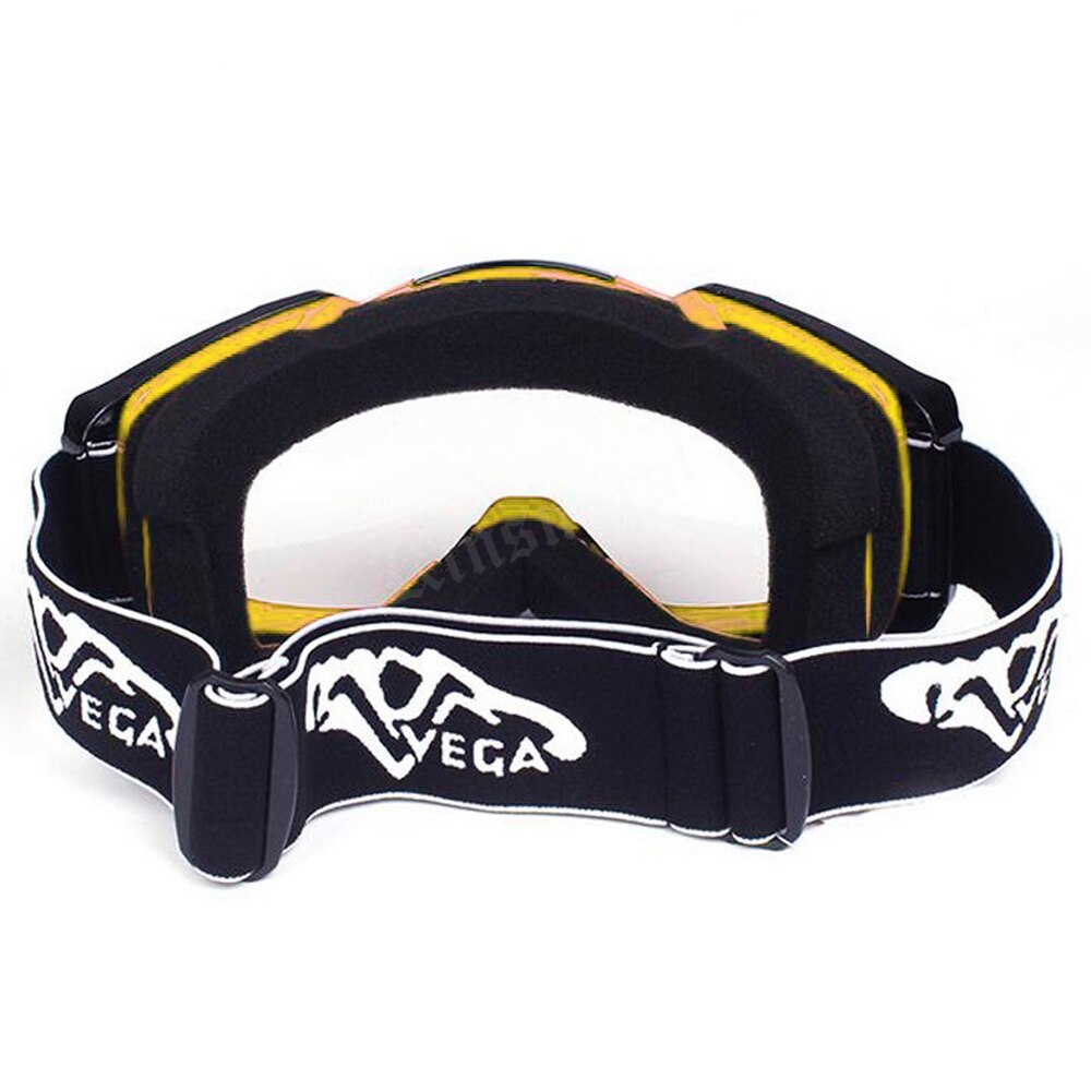 Skiën Goggle Bril Met Neus Guard Donkergrijs Zilver Print Motorbril Motocross